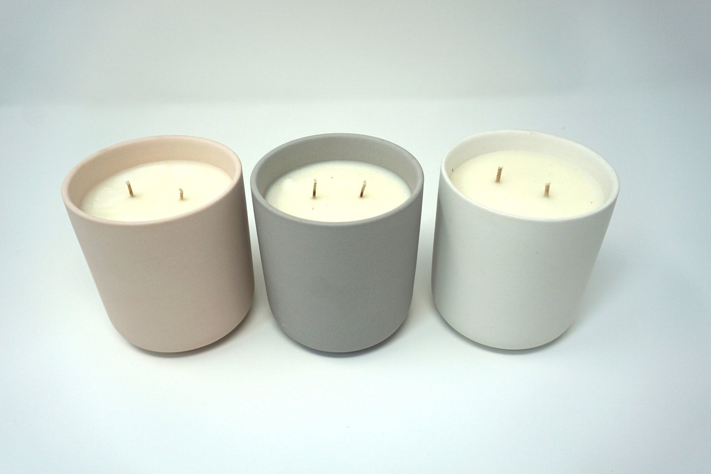 Custom Ceramic Jar Candle | Sea Salt and Orchid | 12oz - ChambrayandSandCustomGifts