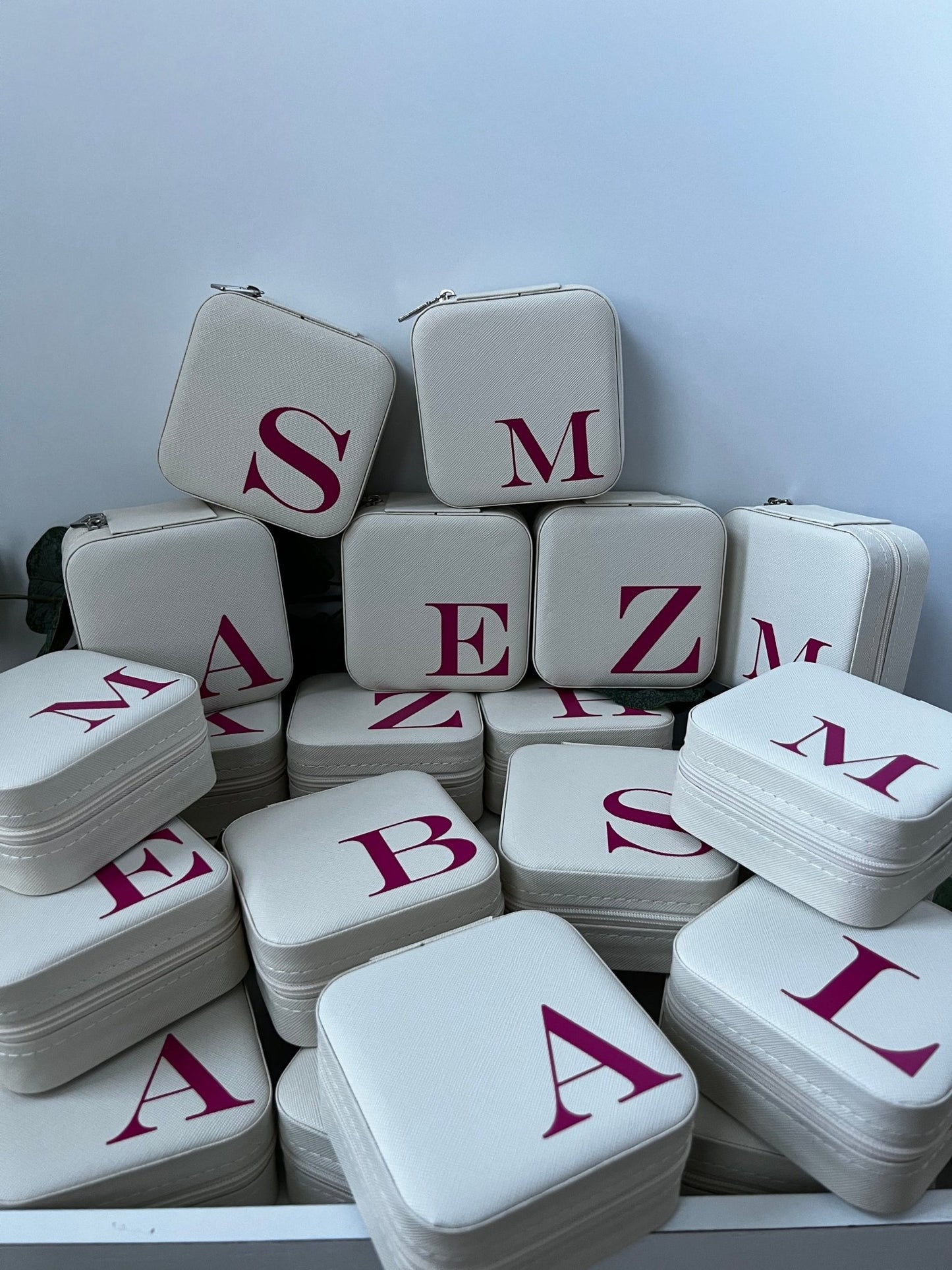 Initial Jewelry Box - ChambrayandSandCustomGifts