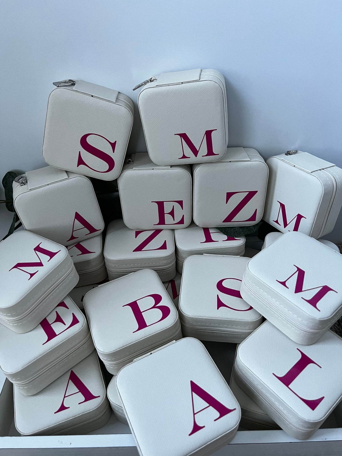 Initial Jewelry Box - ChambrayandSandCustomGifts