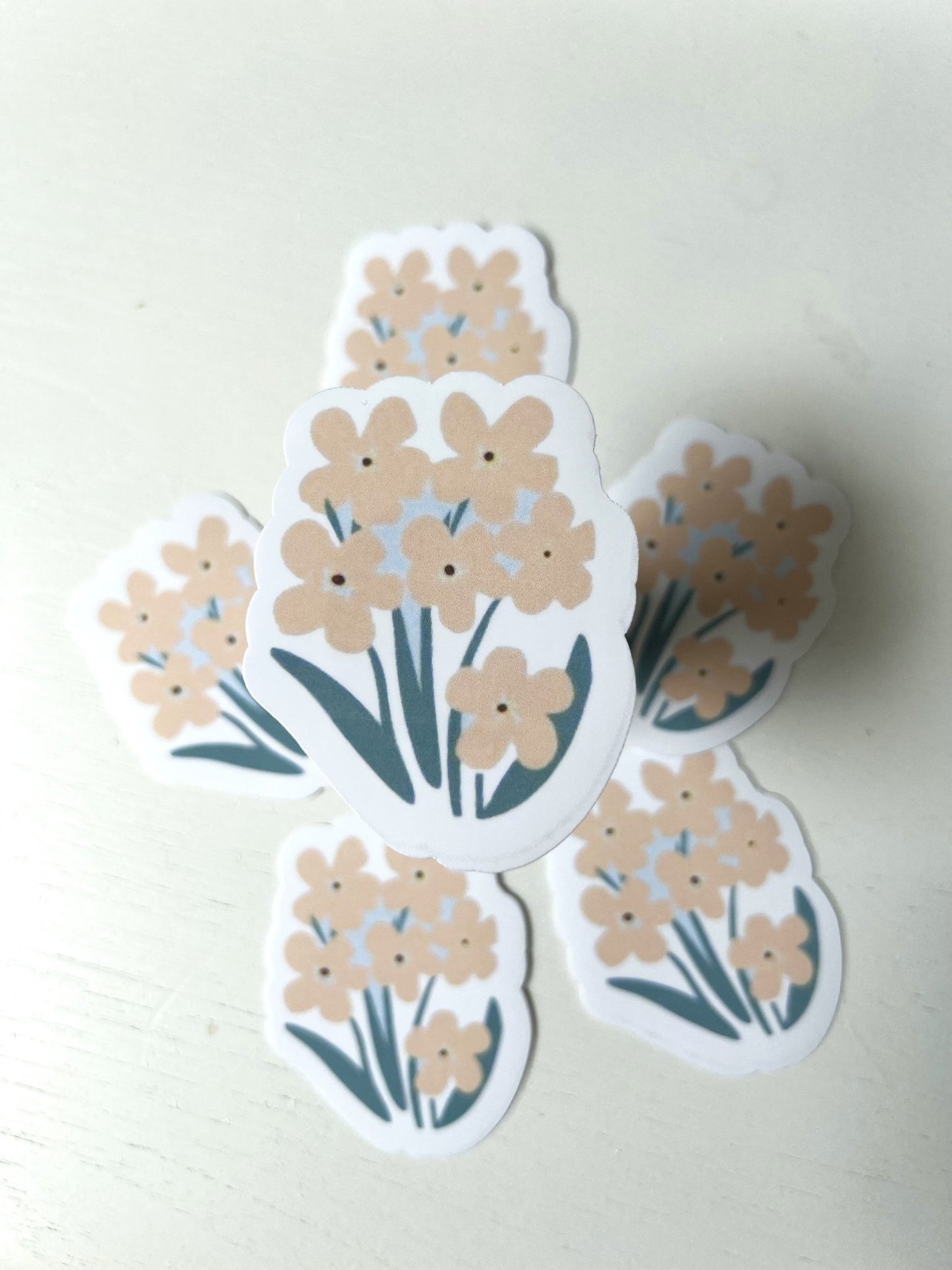 Original Design Flower Bouquet sticker - ChambrayandSandCustomGifts