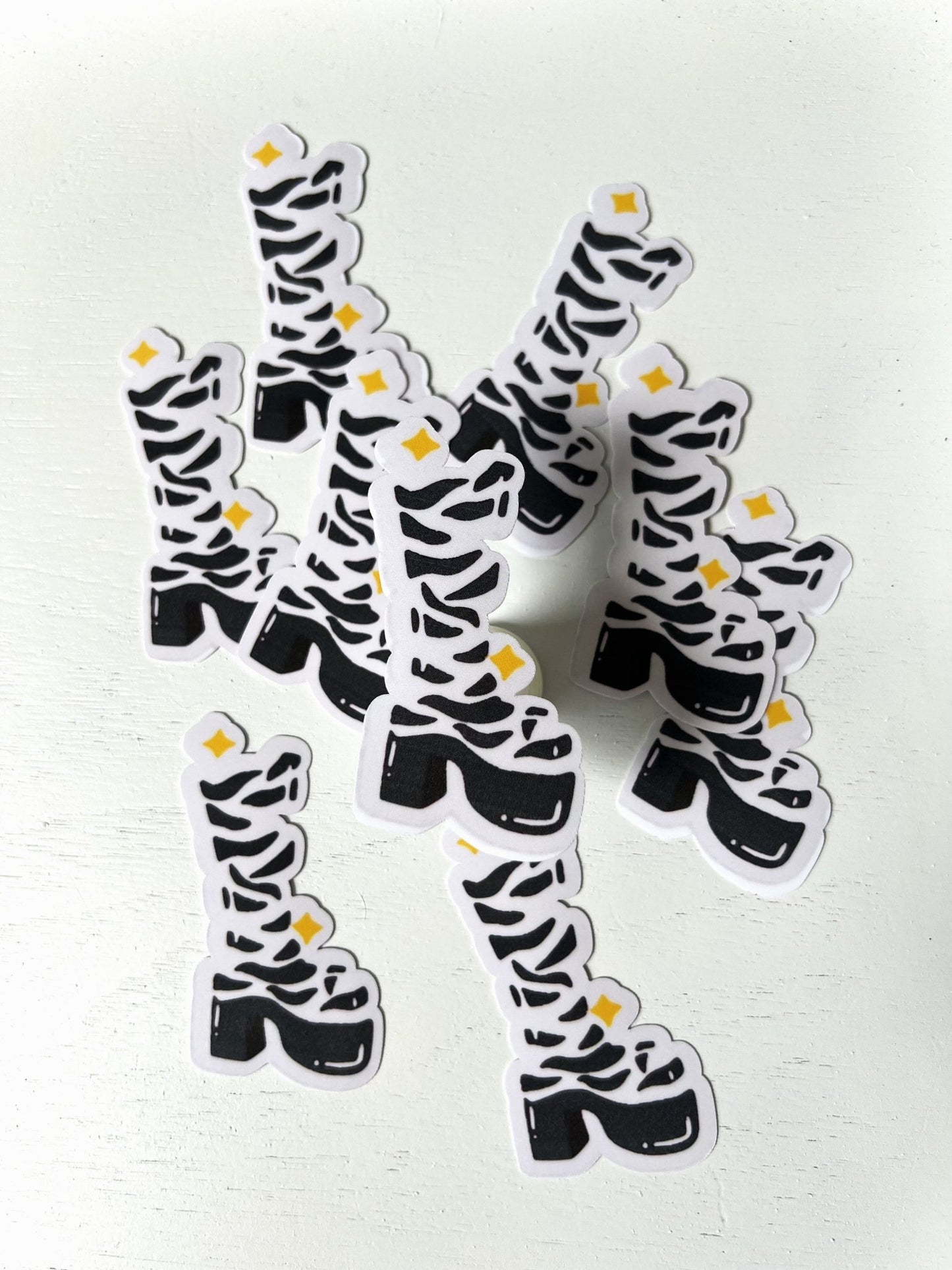 Original Design Kinky Boot Water Resistant Sticker - ChambrayandSandCustomGifts