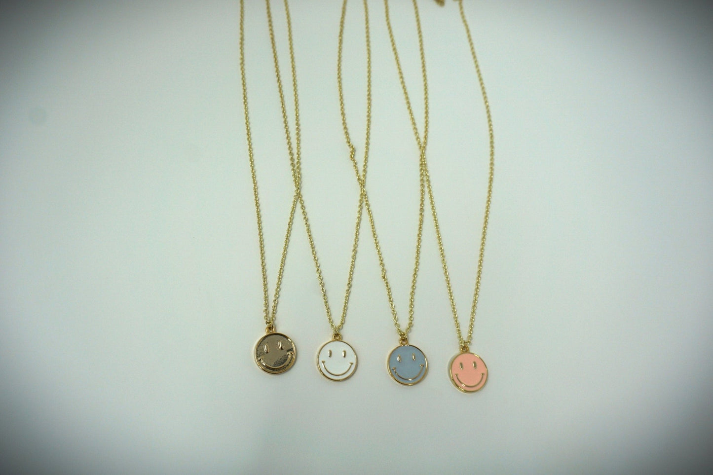 Pastel Smiley Necklace | Custom Made | Multiple Color Options - ChambrayandSandCustomGifts