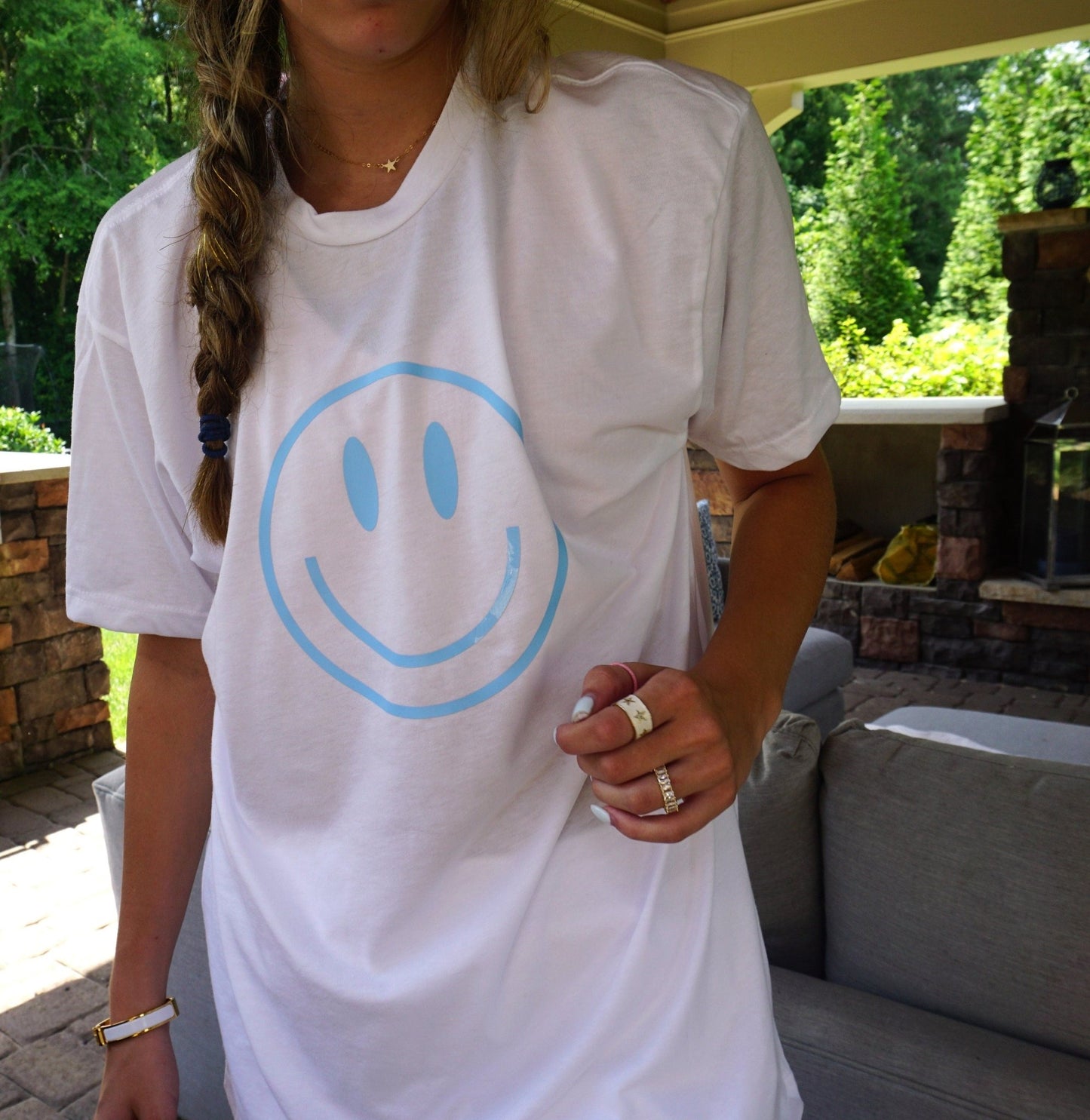 Smile Tee Shirt | Super Soft Tee Shirt - ChambrayandSandCustomGifts