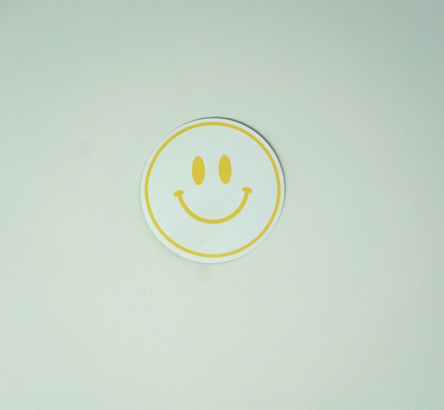 Smiley face sticker | approximately 3 in sticker with smiley face - ChambrayandSandCustomGifts