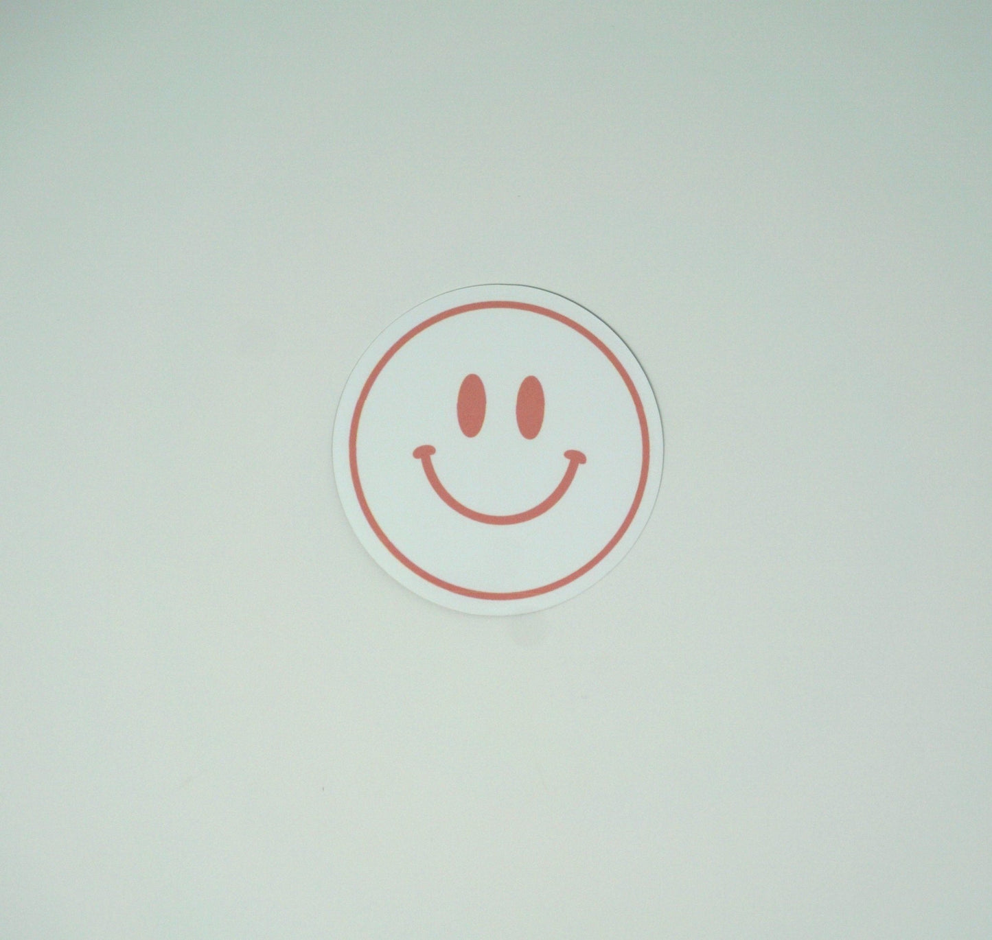 Smiley face sticker | approximately 3 in sticker with smiley face - ChambrayandSandCustomGifts